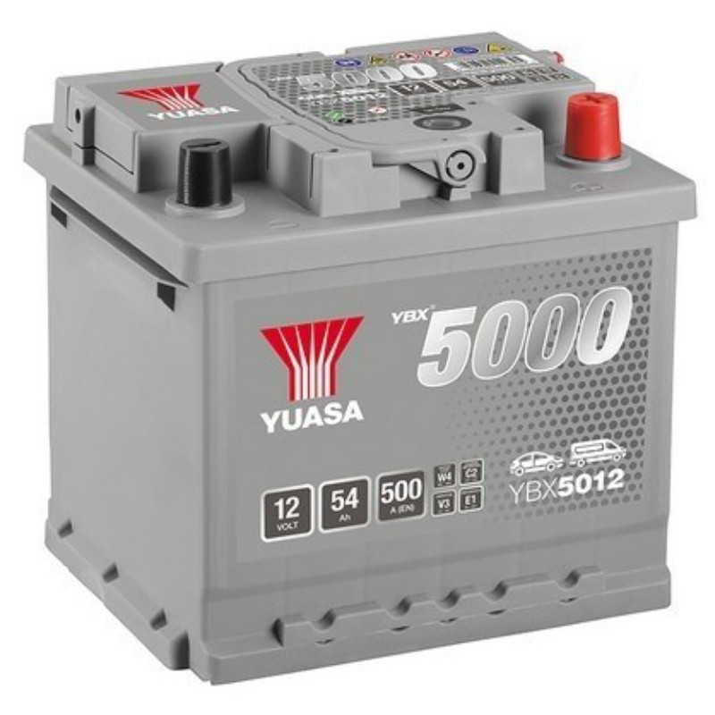 Akumulator Yuasa 12V 54Ah 500A P+ YBX5012