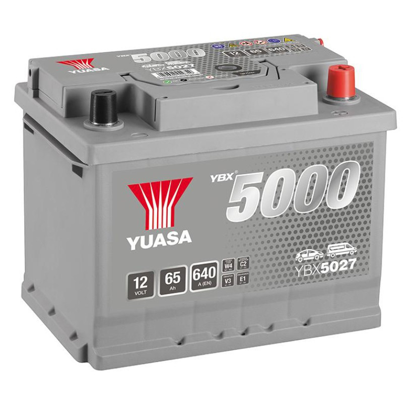 Akumulator Yuasa 12V 65Ah 640A P+ YBX5027
