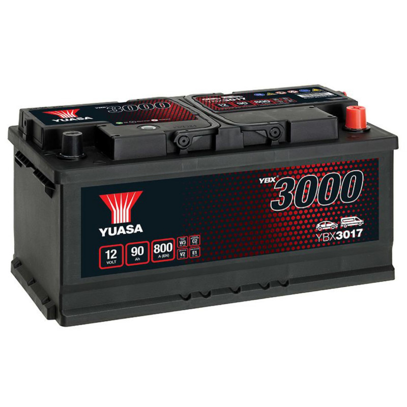 Akumulator Yuasa 12V 90Ah 800A P+ YBX3017