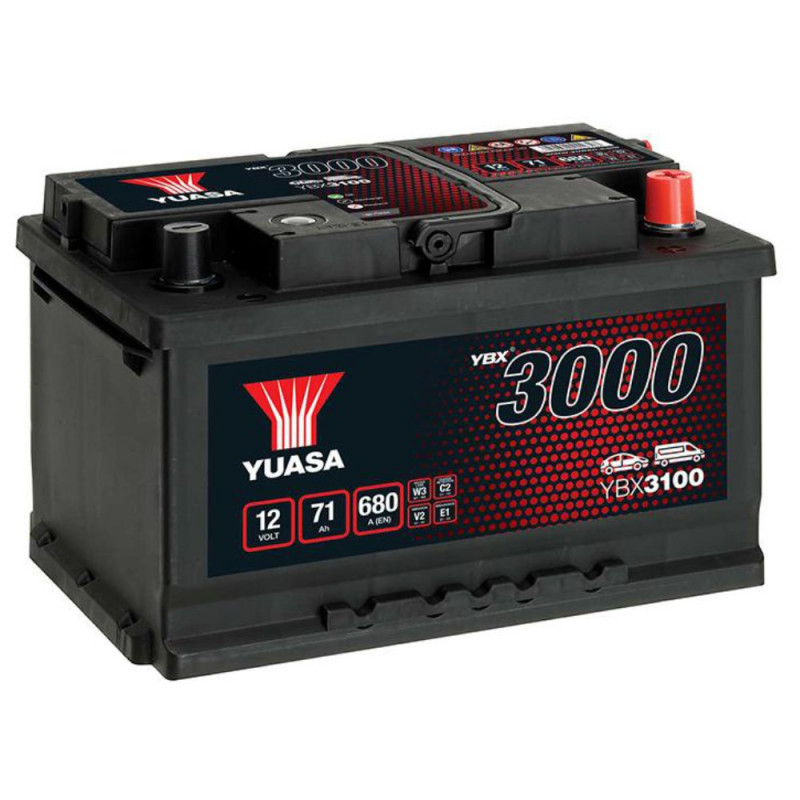 Akumulator Yuasa 12V 71Ah 680A P+ YBX3100