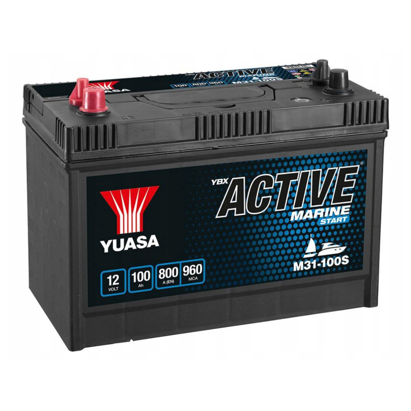 Akumulator Yuasa YBX Active Marine Start 12V 100Ah 800A L+ M31-100S