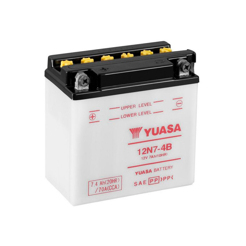 Akumulator Yuasa Conventional 12V 7.4Ah 70A L+ 12N7-4B