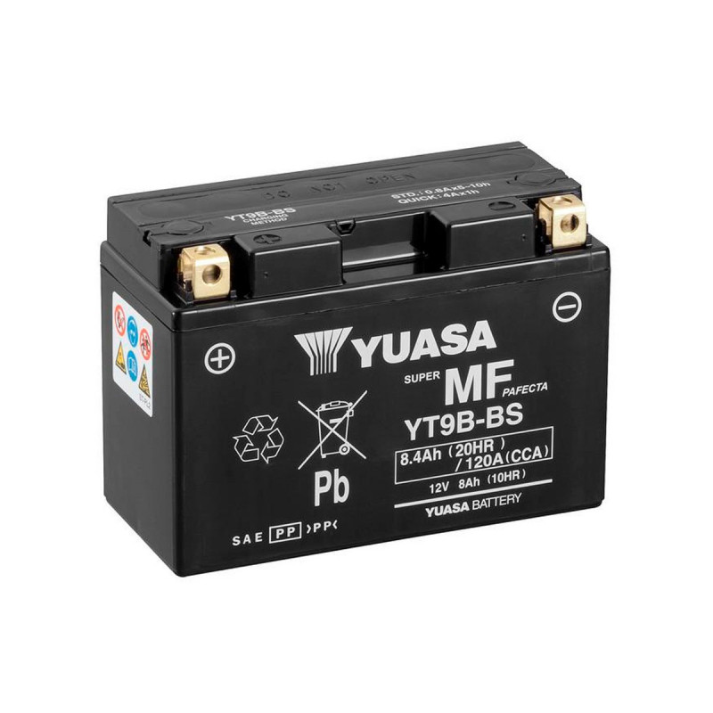 Akumulator Yuasa AGM 12V 8.4Ah 120A L+ YT9B-BS