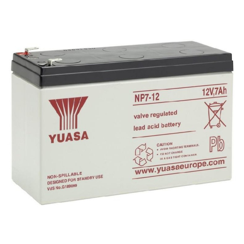 Akumulator Yuasa AGM 12V 7Ah NP7-12