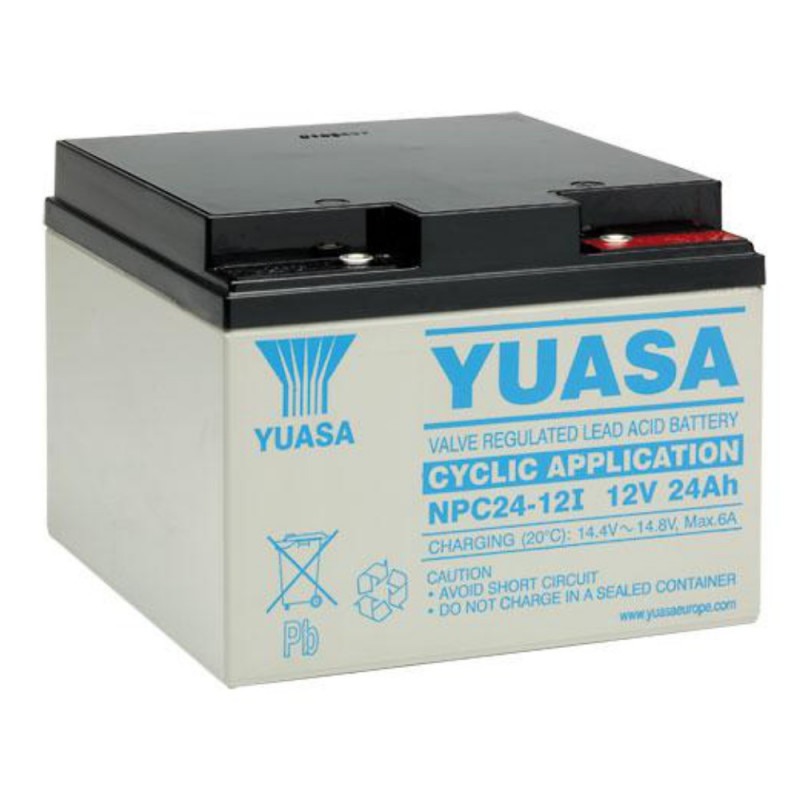 Akumulator Yuasa AGM 12V 24Ah NPC24-12I