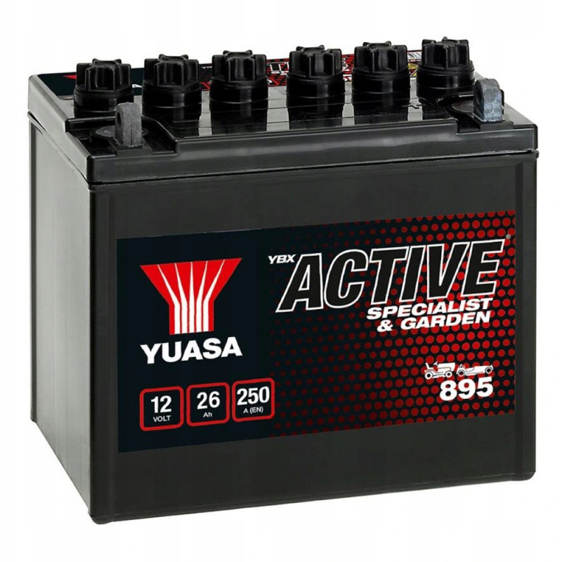 Akumulator Yuasa YBX Active Specialist & Garden 12V 26Ah 250A P+ 895