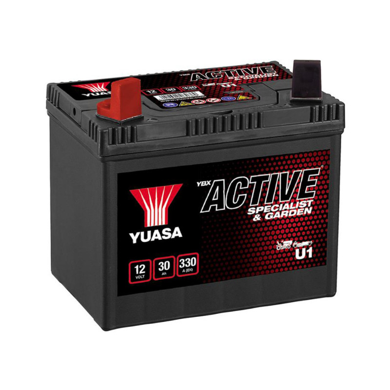 Akumulator Yuasa YBX Active Specialist & Garden 12V 30Ah 330A L+ U1