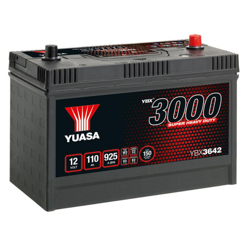Akumulator Yuasa SHD 12V 110Ah 925A P+ YBX3642