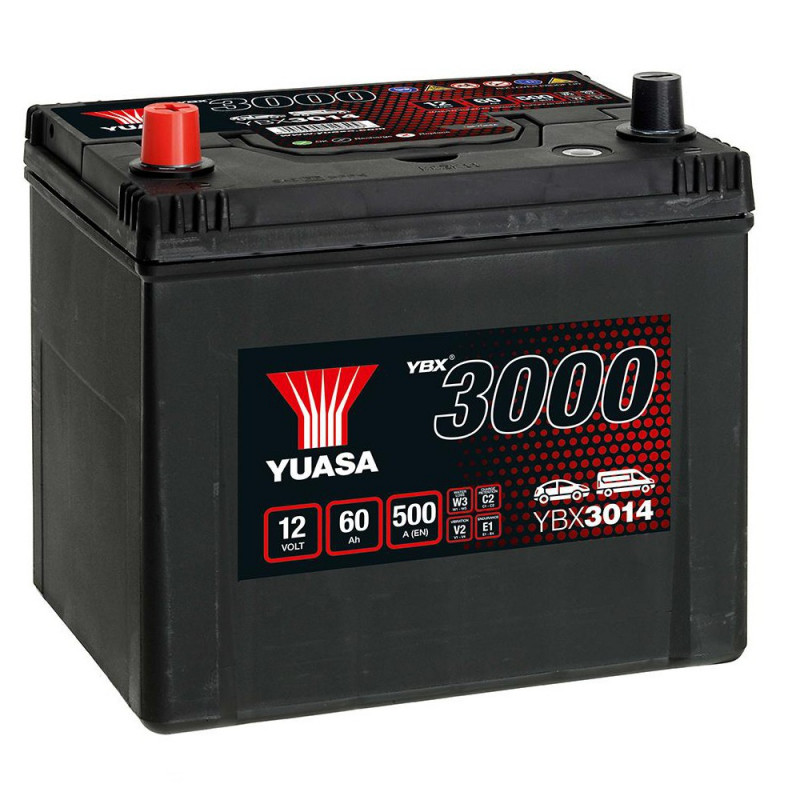 Akumulator Yuasa 12V 60Ah 500A L+ YBX3014