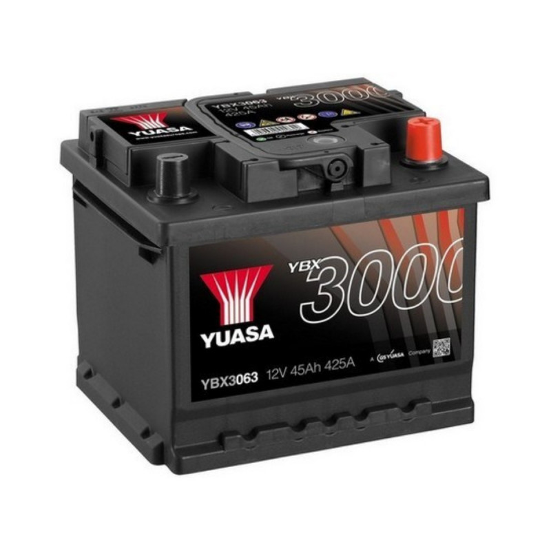 Akumulator Yuasa 12V 45Ah 440A P+ YBX3063