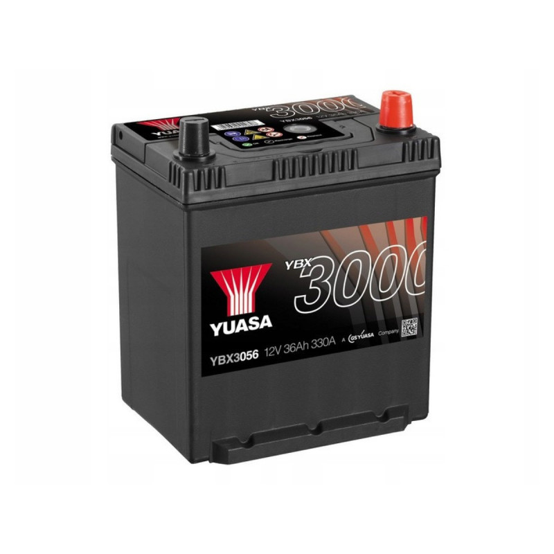 Akumulator Yuasa 12V 36Ah 330A P+ YBX3056