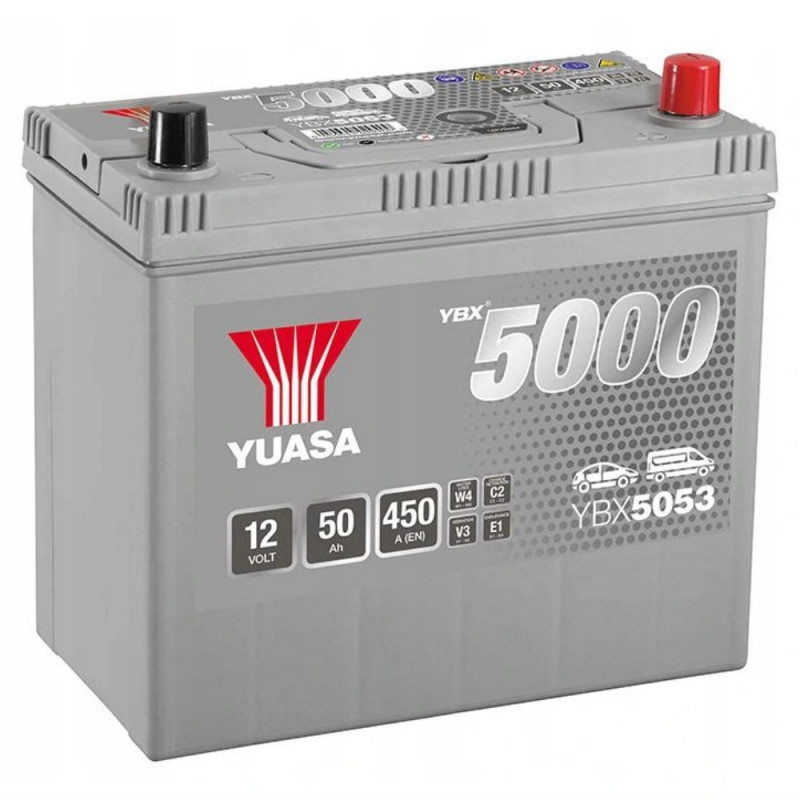 Akumulator Yuasa 12V 50Ah 450A P+ YBX5053