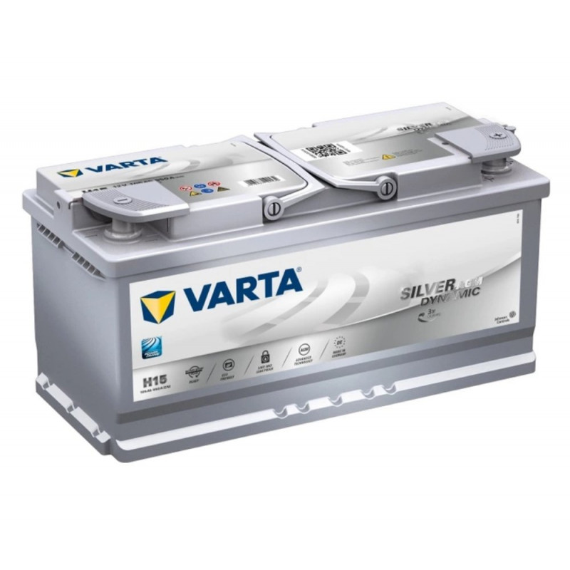 Akumulator Varta Silver Dynamic AGM 12V 105Ah 950A P+ H15
