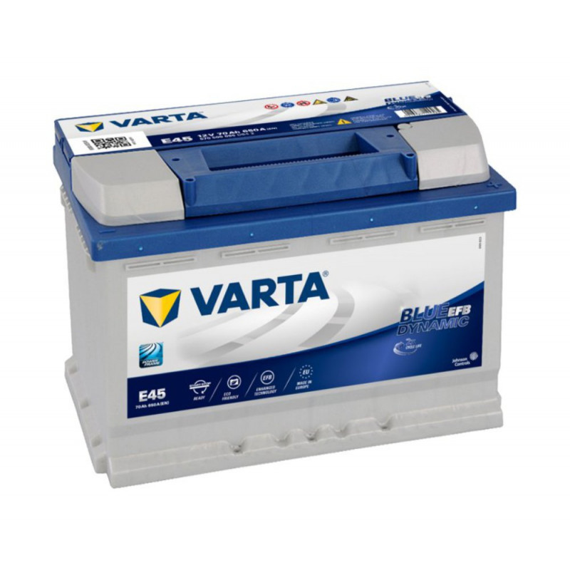 Akumulator Varta Blue Dynamic EFB 12V 70Ah 650A P+ E45