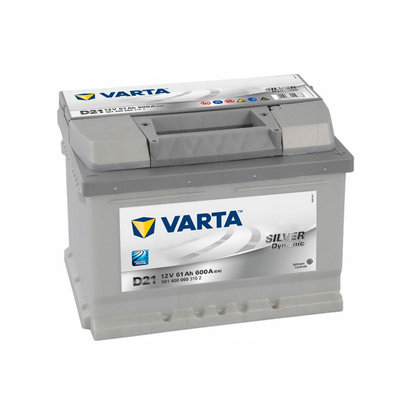Akumulator Varta Silver Dynamic 12V 61Ah 600A P+ D21
