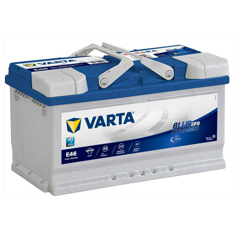 Akumulator Varta Blue Dynamic EFB 12V 75Ah 730A P+ E46
