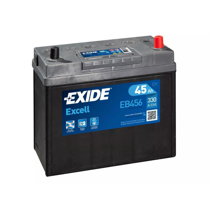 Akumulator Exide Excell 12V 45Ah 330A P+ EB456