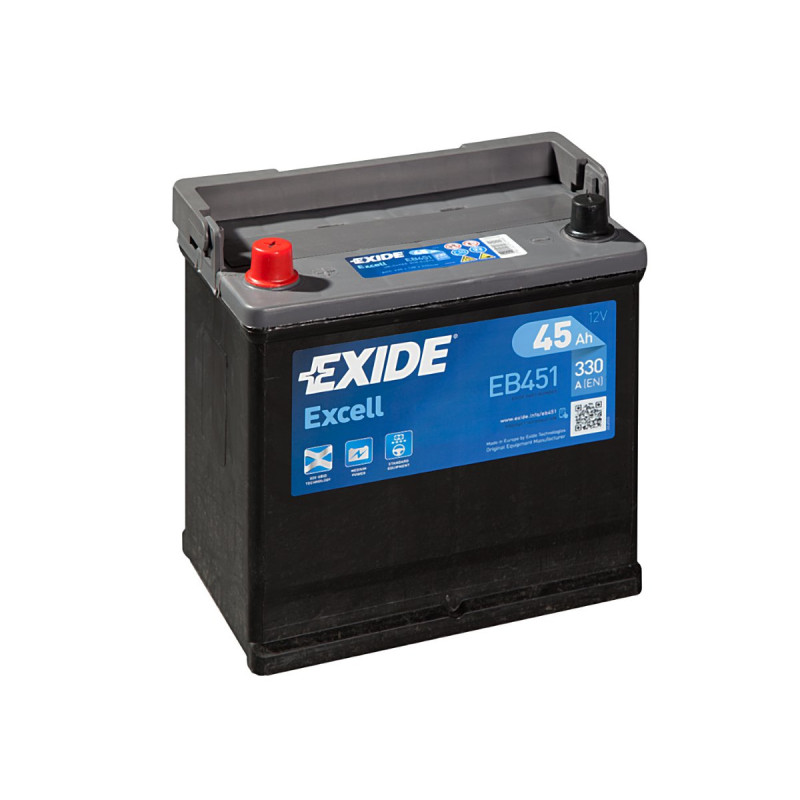 Akumulator Exide Excell 12V 45Ah 330A L+ EB451