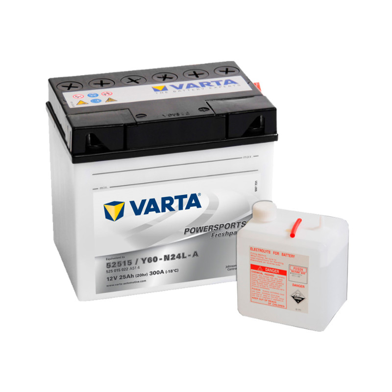 Akumulator Varta Powersports Freshpack 12V 25Ah 300A P+ Y60-N24L-A 52515