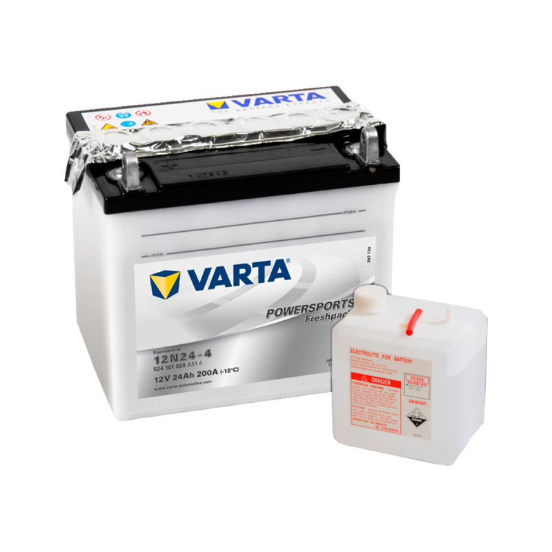 Akumulator Varta Powersports Freshpack 12V 24Ah 200A L+ 12N24-4