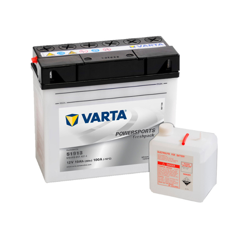 Akumulator Varta Powersports Freshpack 12V 19Ah 100A P+ 51913