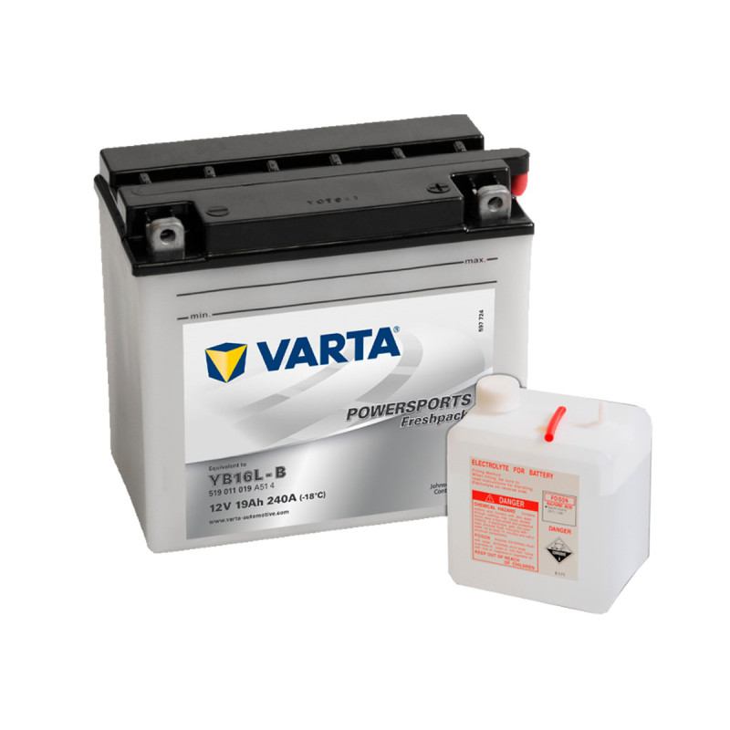Akumulator Varta Powersports Freshpack 12V 19Ah 240A P+ YB16L-B