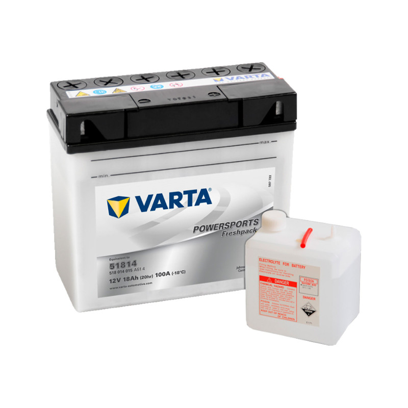 Akumulator Varta Powersports Freshpack 12V 18Ah 100A P+ 51814