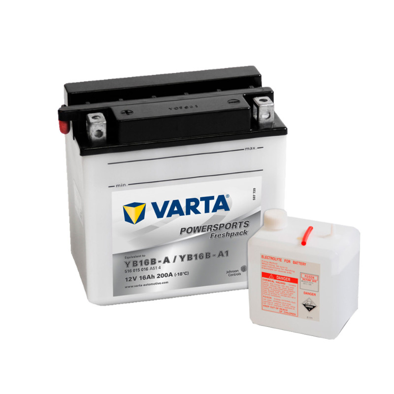 Akumulator Varta Powersports Freshpack 12V 16Ah 200A L+ YB16B-A YB16B-A1