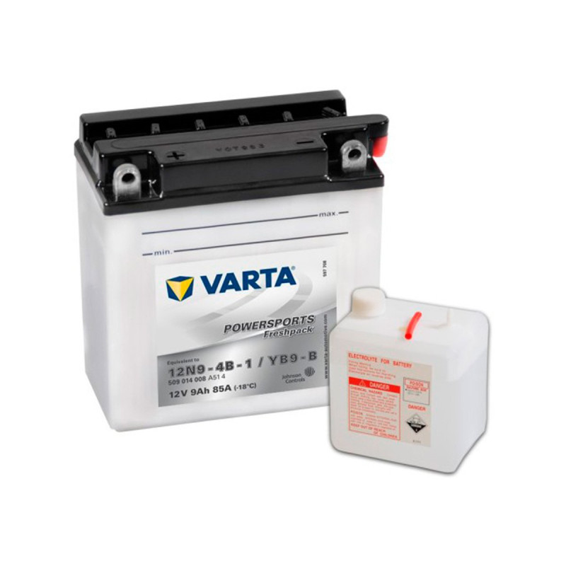 Akumulator Varta Powersports Freshpack 12V 9Ah 85A L+ 12N9-4B-1 YB9-B