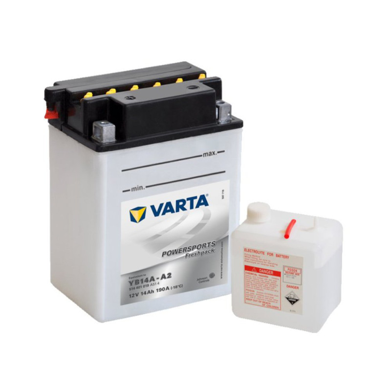 Akumulator Varta Powersports Freshpack 12V 14Ah 190A L+ YB14A-A2