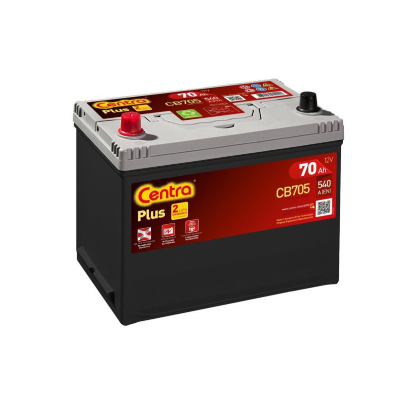 Akumulator Centra Plus 12V 70Ah 540A L+ CB705
