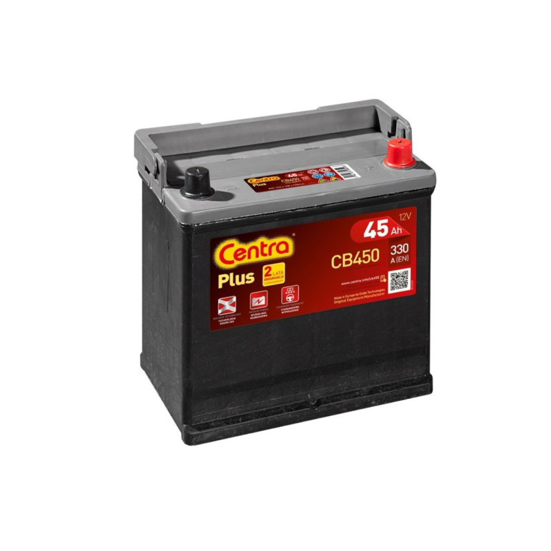 Akumulator Centra Plus 12V 45Ah 330A P+ CB450