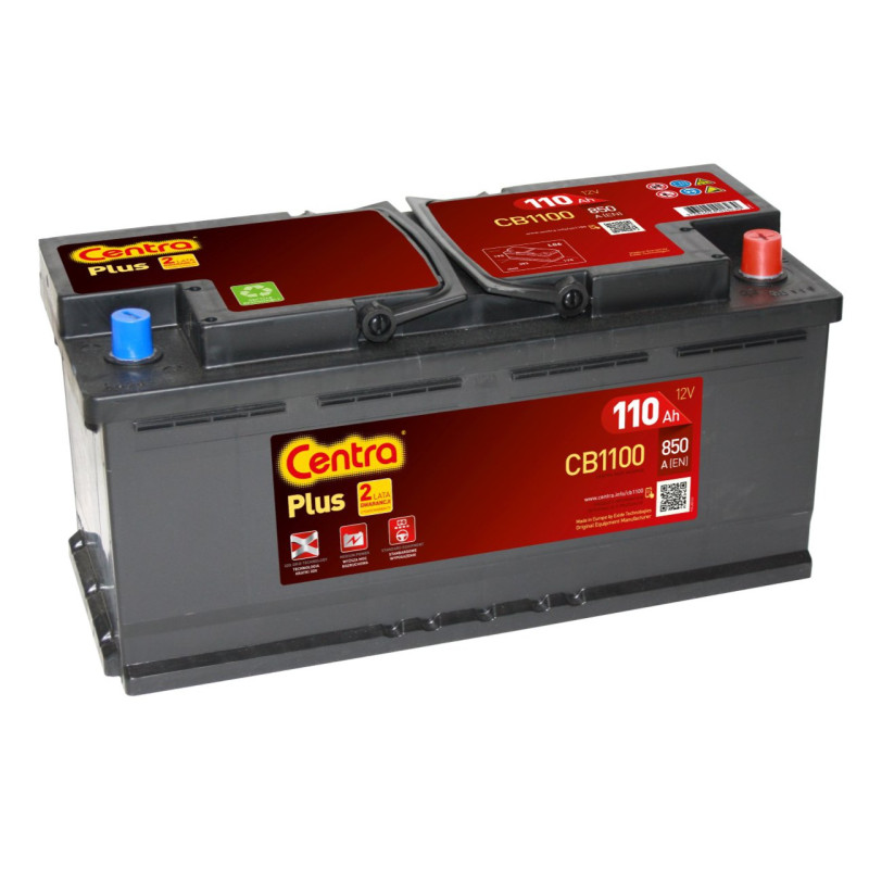 Akumulator Centra Plus 12V 110Ah 850A P+ CB1100