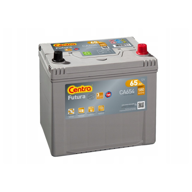 Akumulator Centra Futura 12V 65Ah 580A P+ CA654