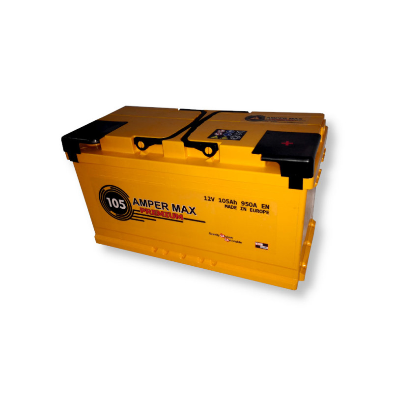 Akumulator Amper Max Premium 12V 105Ah 950A P+ AP105