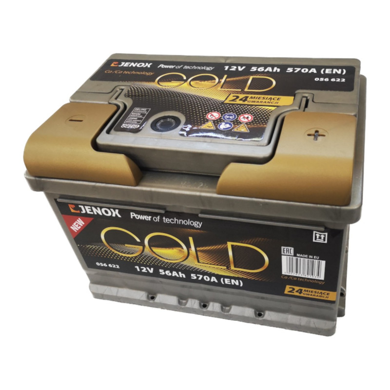 Akumulator Jenox Gold New 12V 56Ah 570A P+ 056622
