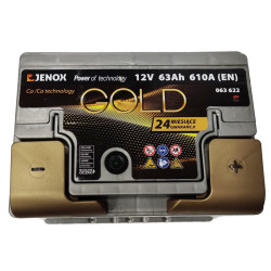 Akumulator Jenox Gold New 12V 63Ah 610A P+ 063622