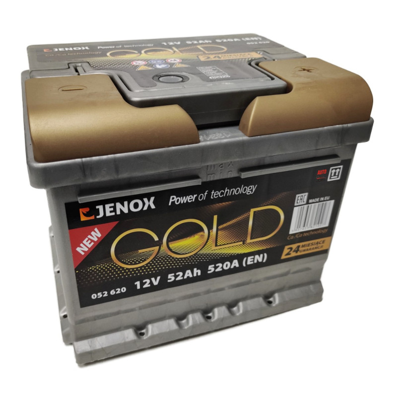 Akumulator Jenox Gold New 12V 52Ah 520A P+ 052620