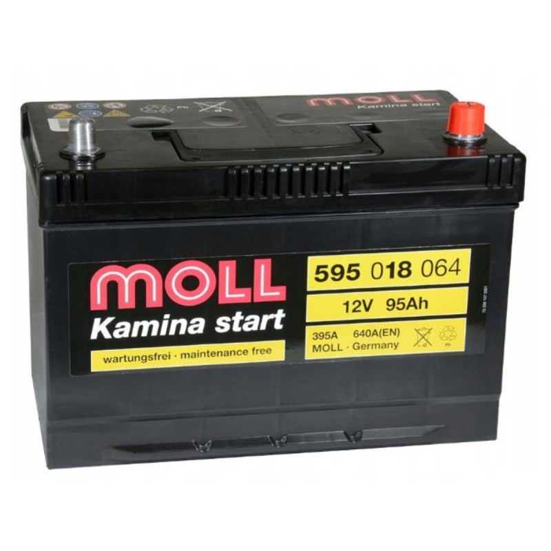 Akumulator Moll Kamina Start 12V 95Ah 640A P+ 59518