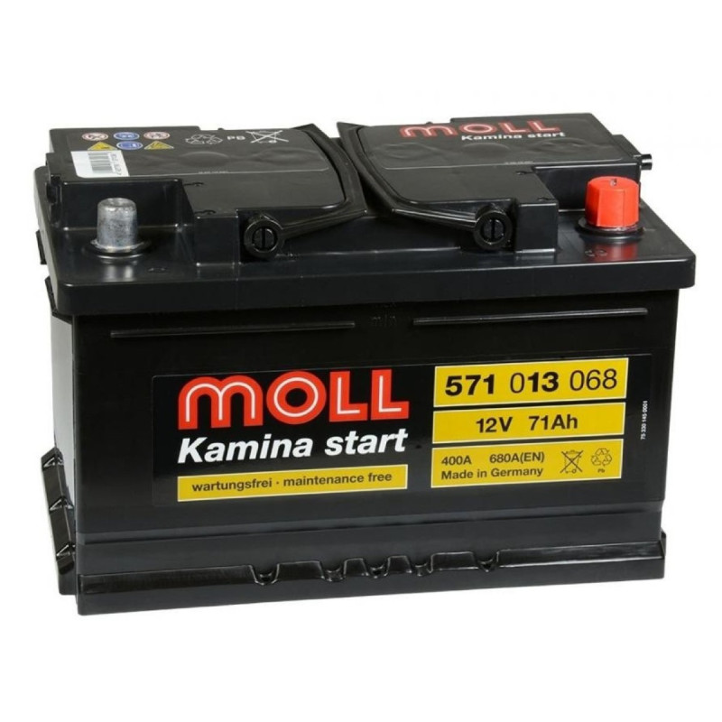 Akumulator Moll Kamina Start 12V 71Ah 680A P+ 57113