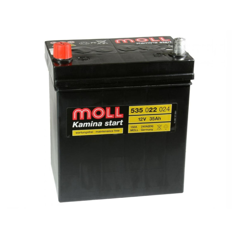 Akumulator Moll Kamina Start 12V 35Ah 240A L+ 53522
