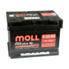 Akumulator Moll M3 Plus K2 Double Lid 12V 60Ah 550A P+ 83060
