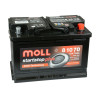 Akumulator Moll Plus AGM 12V 70Ah 760A P+ 81070