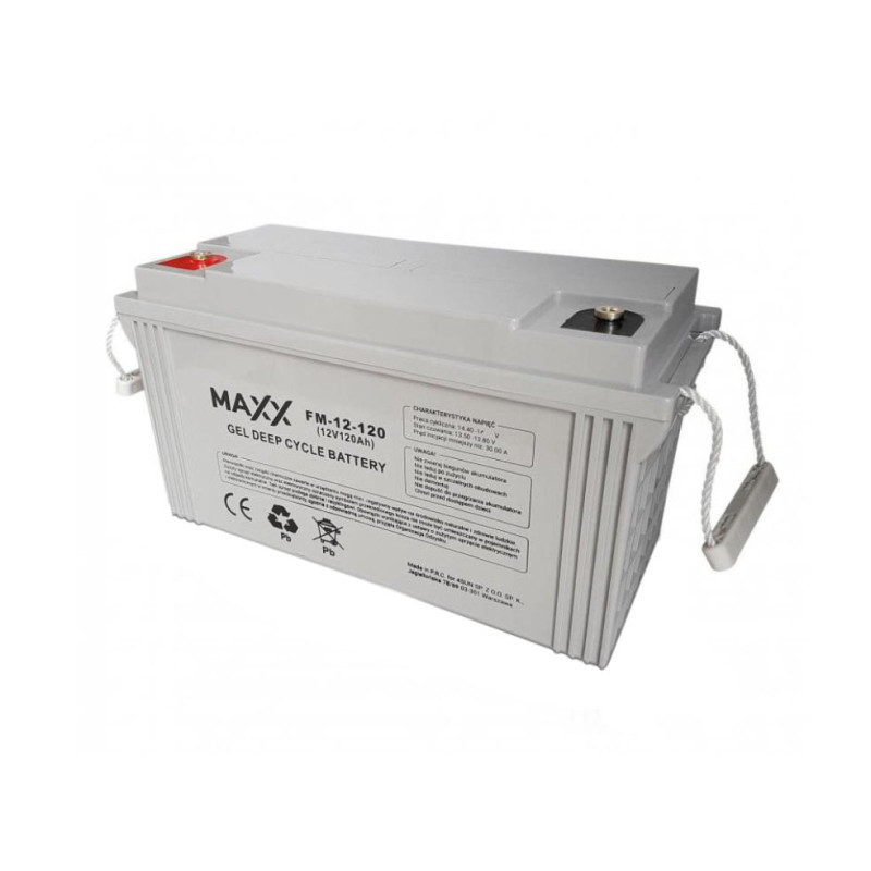 Akumulator Maxx DeepCycle GEL 12V 120Ah L+ FM-12-120