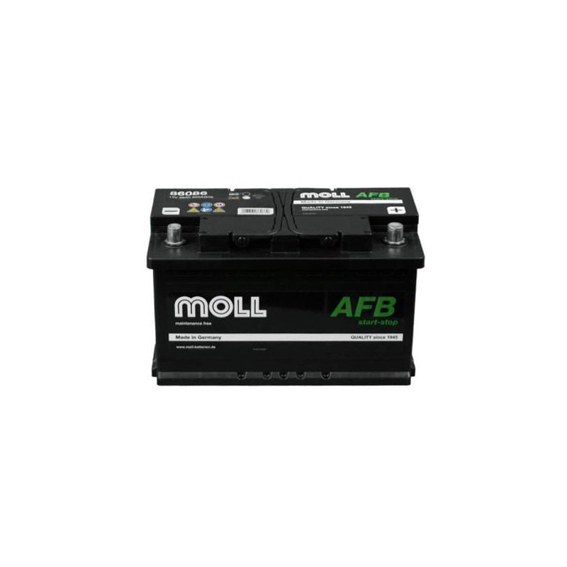 Akumulator Moll AFB Start-Stop 12V 86Ah 820A P+ 86086