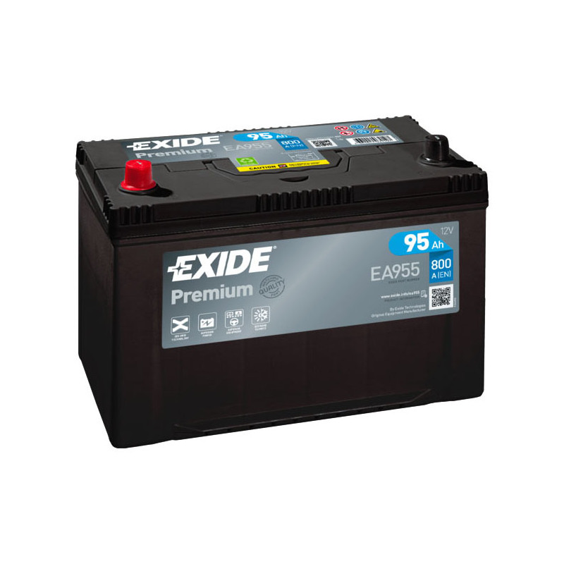 Akumulator Exide Premium 12V 95Ah 800A L+ EA955