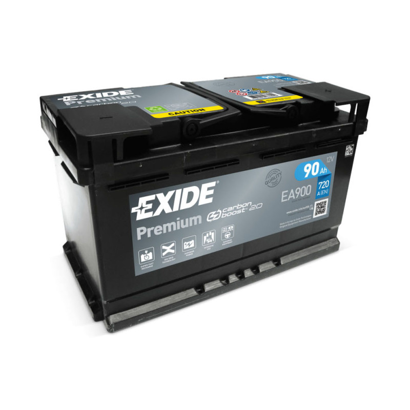 Akumulator Exide Premium 12V 90Ah 720A P+ EA900
