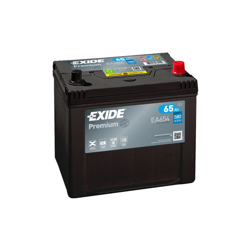Akumulator Exide Premium 12V 65Ah 580A P+ EA654