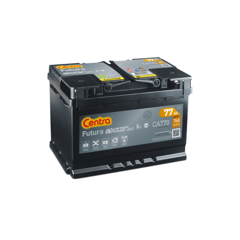 Akumulator Centra Futura 12V 77Ah 760A P+ CA770
