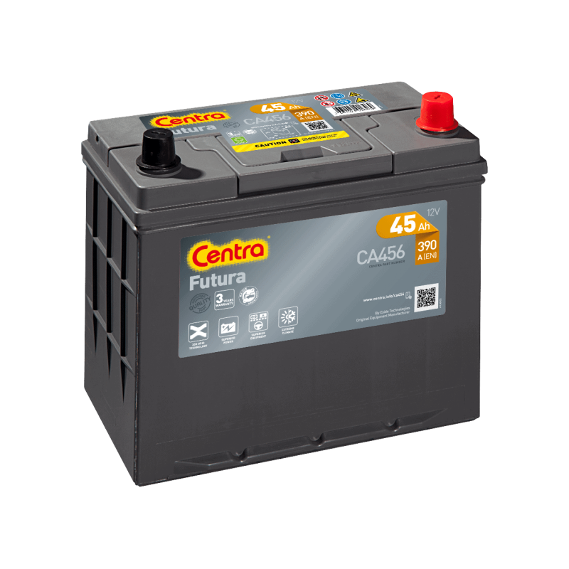 Akumulator Centra Futura 12V 45Ah 390A P+ CA456